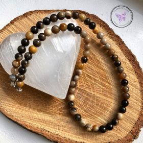 Petrified Wood Beaded Necklace